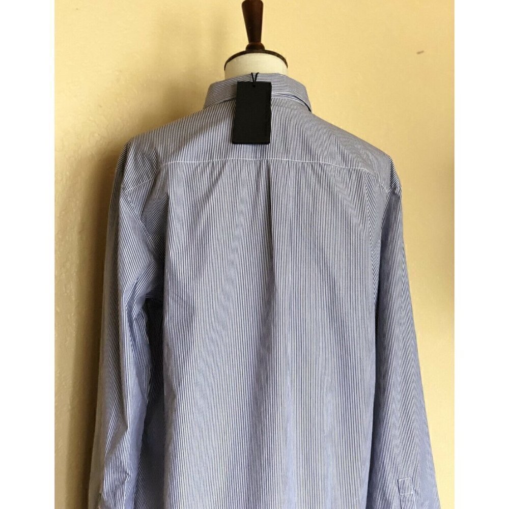 Diesel Black Gold DAFNI White/blue Shirt Dress - Picture 6 of 11